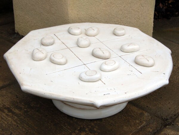 Shop this wonderfully made tic tac toe garden sculptures set board Unique